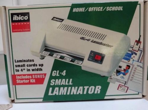 New IBICO  GL-4  Personal Laminator Home/Office/School Up To 4&#034; Width