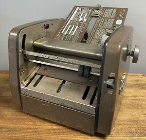 Vintage HEYER CONQUEROR Model EF-2 Automatic Electric Paper Letter Folder
