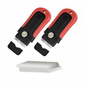 Muti-Purpose Razor Scraper Set With 30 Extra Blades Cleaning Tool for Window ...