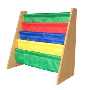 EWEI&#039;S HomeWares 23x25x11-Inch Lagre Kids Toy Sling Book Rack Display Shelf