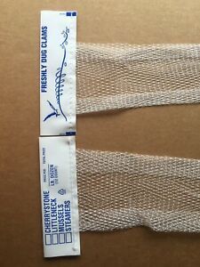 Take out Mesh bags for Freshly dug clams Pack 100 per case 17&#034; long Reg$89.95