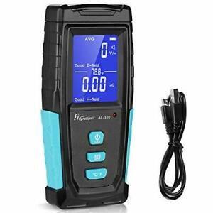 Allprettyall EMF Meter Rechargeable Electromagnetic Radiation Detector for