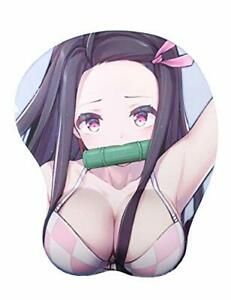 Nezuko Kamado  3D Anime Mouse Pad/Silicone Wrist Rest Support Mouse Pad with...