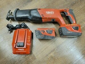 Hilti WSR 22-A 21.6V Reciprocating Saw w/2 batteries and charger