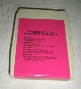 Wagoner/Dolly Parton - Burning The Midnight Oil - 8 Eight Track Tape