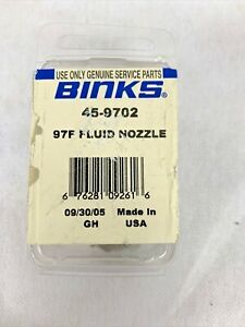 97 Fluid Nozzle Spray Gun Binks 45-9702