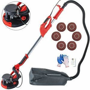 Extendable Sander Electric Drywall with Vacuum Bag 750W Wall Disc