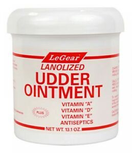 Vet Supply LeGear Udder Ointment 13.1oz Cows Horses Wound/Skin Care Chapped