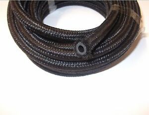 Cotton over braided fuel pipe hose petrol diesel 3.2mm 5mm 6mm 8mm 10mm
