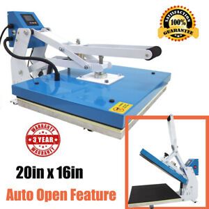 16&#034; x 20&#034; Auto Open Clamshell Sublimation Transfer Heat Press Machine
