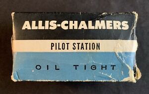 Allis-Chambers Motor Control Pilot Station Oil Tight OTL-A1