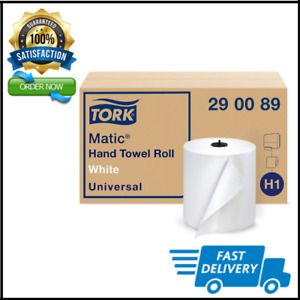 Tork Matic Advanced Paper Towel Roll H1, Paper Hand Towel 290089, 100% Recycled