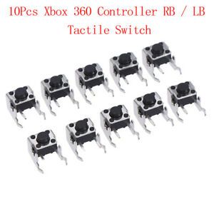 10Pcs RB / LB bumper button tactile switch for Xbox One Xbox 360 control G3VHU