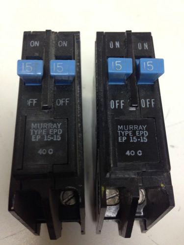 Murray 15-15 circuit breakers type EPD