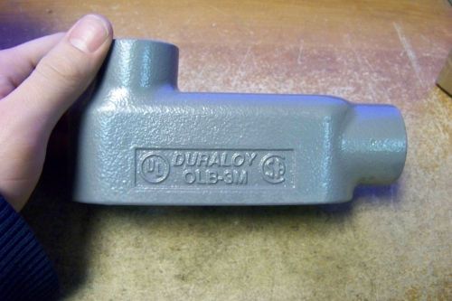 New hubbel killark olb-3m conduit body duraloy iron 1&#034; hub for sale