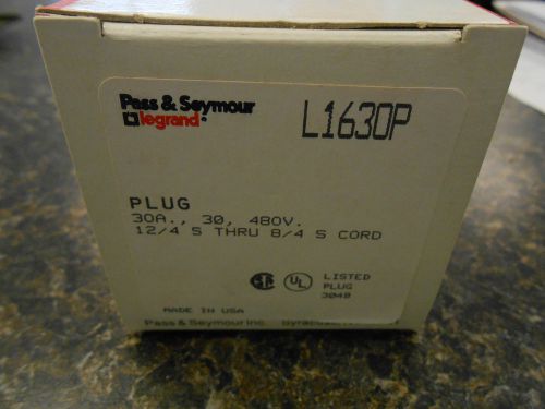 PASS &amp; SEYMOUR L1630P 30 AMP 3 PHASE 480 VOLT CORD CONNECTOR
