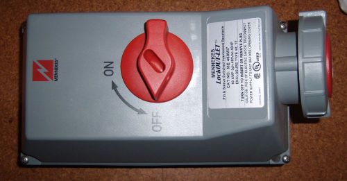 NEW MENNEKES ME 460MI7 PIN-SLEEVE 60A 3P RECEPTACLE DISCONNECT SWITCH