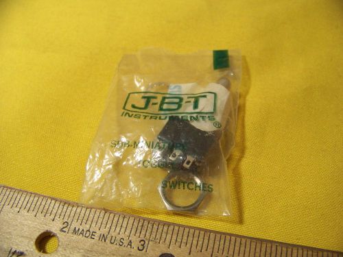 JBT Sub-Miniature Toggle Switch  (On) - Off - (On) 15-327 3PDT Momentary