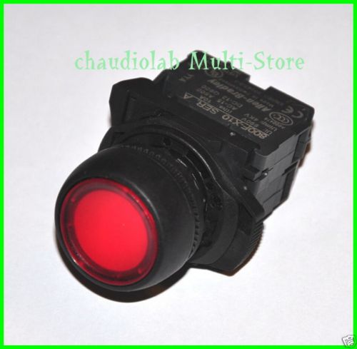 Allen-bradley red bulb momentary pushbutton switch no for sale