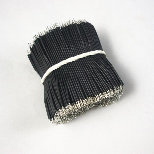 200pcs 5cm Black Double Thined Wire Tinned Cable Toy DIY Parts