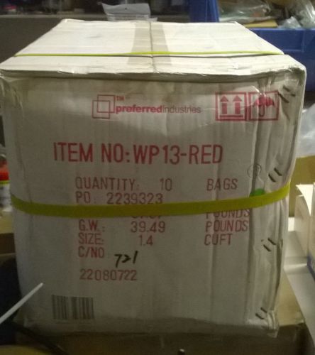 Case of 5000 red winged wire nuts preferred industries wp13 (10 bags of 500 ea) for sale