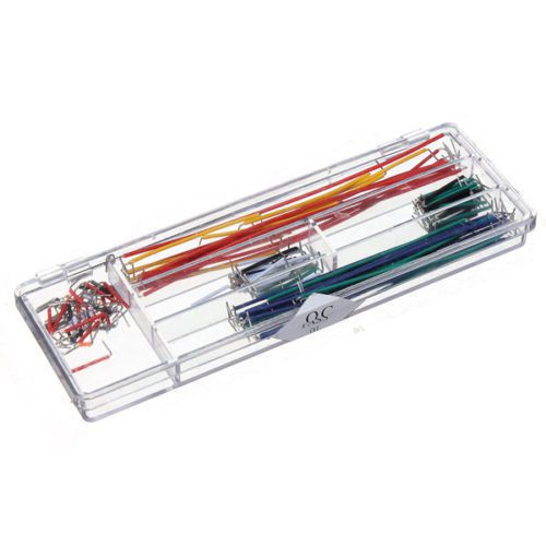 140pcs u shape solderless breadboard jumper cable wire kit for arduino shield gf for sale