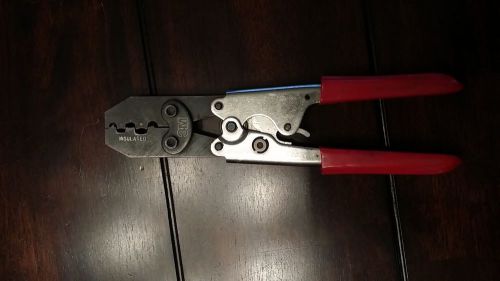 3m tr-490 crimp tool, ratchet, insulated &amp; non insulated ternminals, connectors for sale