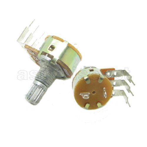 10 x 500k linear 1/4w rotary potentiometer single turn b500k with switch off on for sale