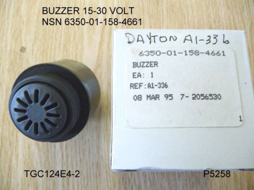 BUZZER AI-336 15-30 VOLTS NSN 6350-01-158-4661