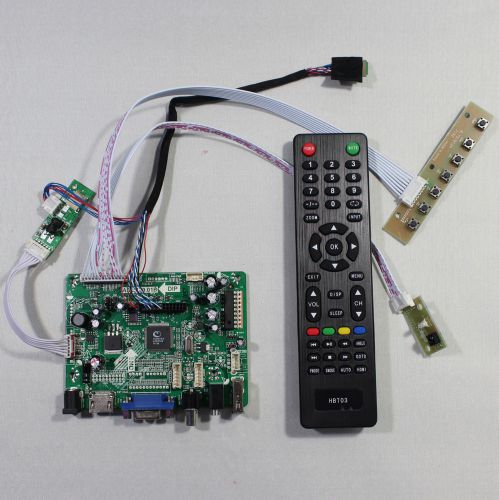 HDMI+VGA+AV+Audio+USB FPV Controller board for 9.7inch LTN097XL01 1024*768 LCD