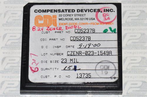 20-pcs diode zener single 8.2v 5% 500mw cdi cd5237b 5237 for sale