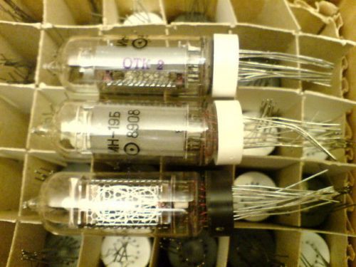 48 X Russian Vacuum nixie tubes IN-19B  48 PCS