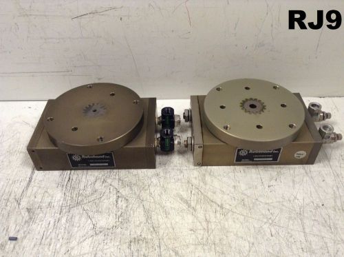 Lot of 2 robohand rr-medium duty -flange output rotary actuator model rr-46-90 for sale