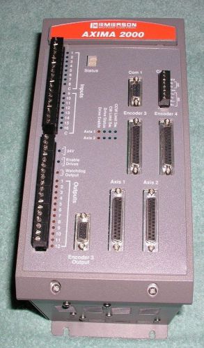 New emerson ax-2000-00-00-03c axima 2000 2-axis servo controller w/expanded i/o for sale