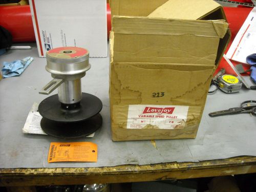 NOS Lovejoy model M-1  7/8&#034; variable speed pulley