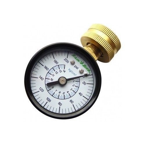Outside Garden Faucet Water Pressure PSI Dial Threaded Replacement GAUGE Gage