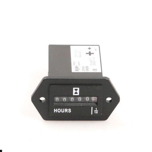 Hour meter 10v to 80v volts dc for car truck boat tracking time tool part for sale