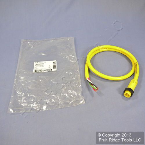 Woodhead 3&#039; quick disconnect 4p male pigtail 16/4 awg pvc cord 104002a01f030 for sale