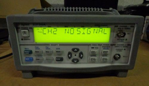 HP Agilent 53150A CW Microwave Frequency Counter 20Ghz Opt H02