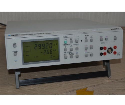 Philips PM 6364 Programmable automatic RCL Meter with PM 9541A Test Fixture