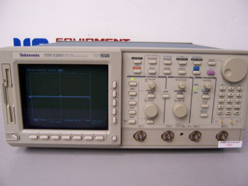 8391 tektronix tds520d 2 channel digital phosphor oscilloscope 500 mhz 2gs/s dpo for sale
