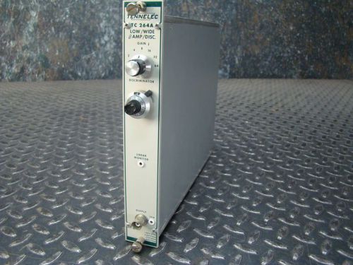 Tennelec TC-264A Low/Wide ss Amplifier Amp/Disc. TC264A  NIM BIN Crate Plug in