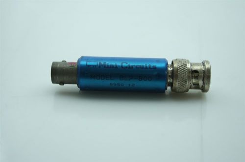 Mini-Circuits BLP-800 Low Pass Filter LPF 0.5W BNC TESTED  by the spec