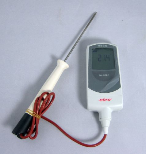 Ebro TFX 410 ABS Thermometer with TPX 410 Pointed Probe, -50 to +300 C Range