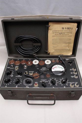 Daven Military Dynamic Mutual Conductance Tube Tester I-177-B-Tested/Working