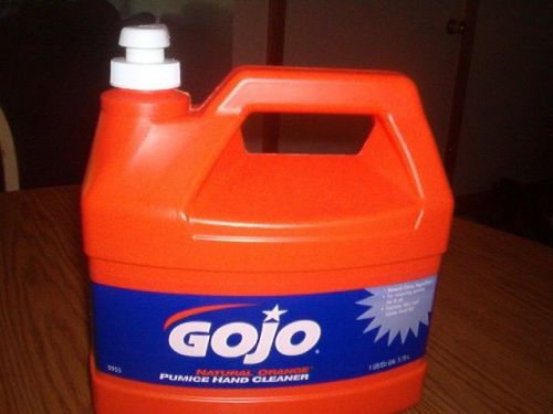 ONE (1) Gallon GOJO NATURAL ORANGE Pumice Hand Cleaner 3.78L 0955 Grease Remover