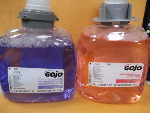GOJO 5361- 1200 mL- 5161-1200 mL Premium Foam Handwash with Skin Conditioners