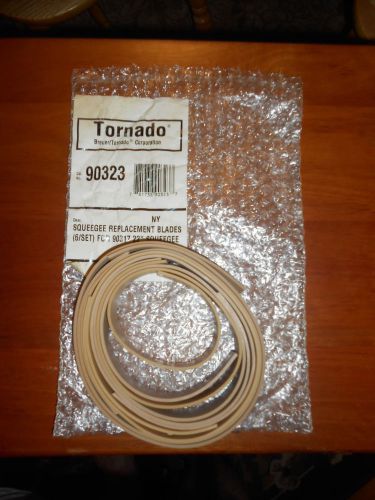 TORNADO SQUEEGEE BLADES 22&#034; (6/SET) PT#90323 FOR 90417  ***FREE FREIGHT***