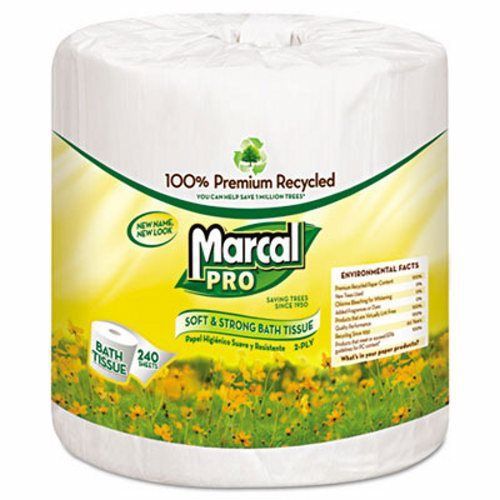 Marcal Pro 100% Premium Recycled Toilet Paper, 48 Rolls (MRC3001)