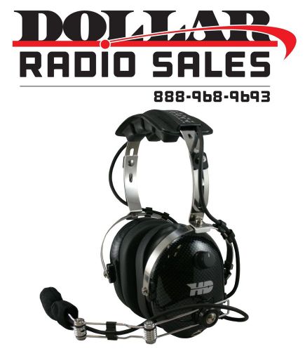 Hd0500 cfw nascar racing headset for motorola two way radio imsa hd carbon fiber for sale